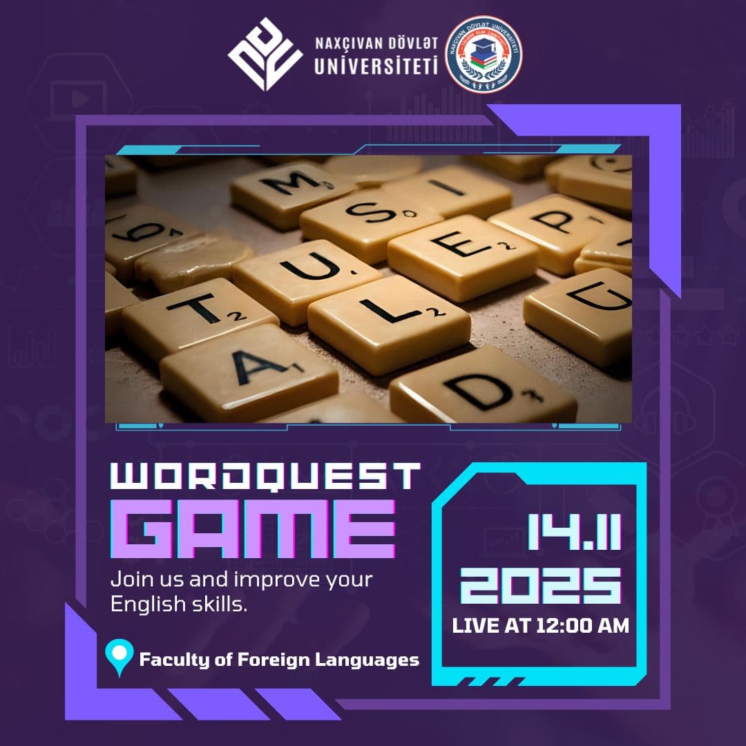 "WordQuest Game" təşkil olunacaqdır